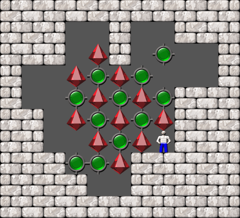 Sokoban Bugs509 collection level 260